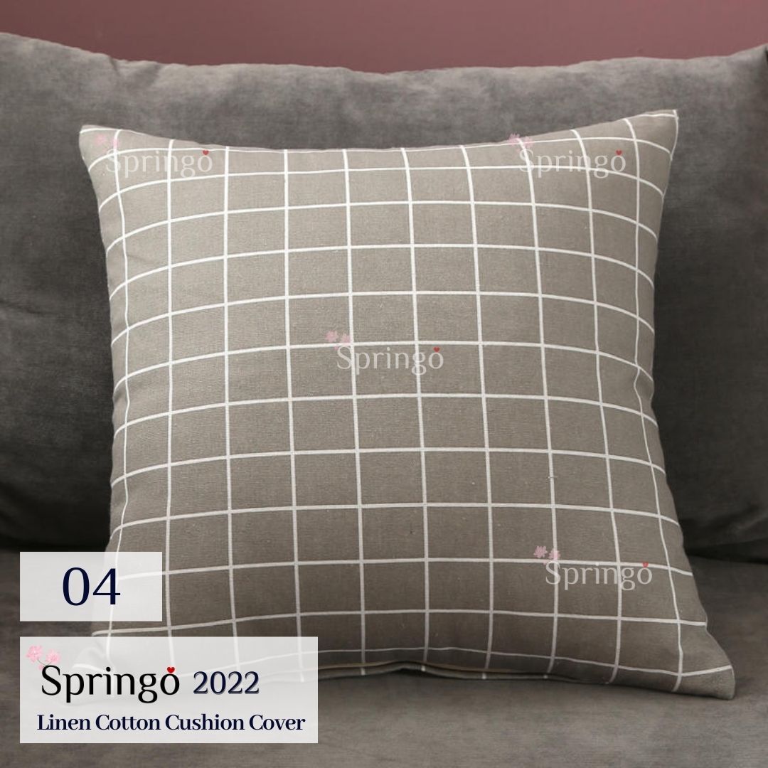 SPRINGO Cushion Cover 40CM/45CM Throw Pillow Case Sofa Cushion Cover Home Decor Sarung Bantal Sofa Living room decor BZ#1