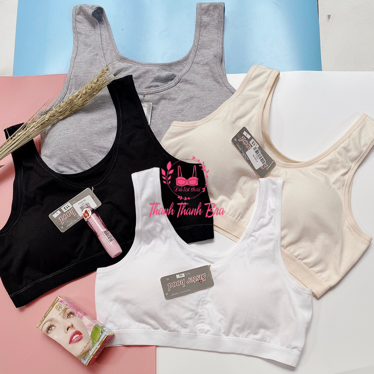 Áo lót Bra vải cotton Thái Lan Sisterhood 113 – Form Cup B