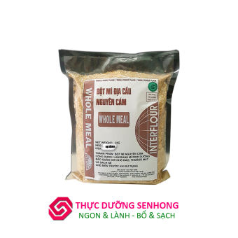 bột mì nguyên cám  Whole Wheat Flour(1Kg) bột nguyên cám xay nguyên bản từ lúa mì nguyên cám