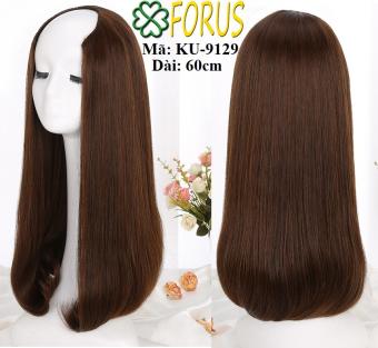 Tóc giả kẹp U, kẹp chữ U tóc giả, kẹp 3/4 đầu tóc giả 9129, tóc giả nữ Sỉ 130k