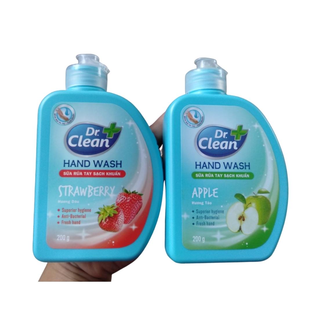 2 chai nước rửa tay dr clean 200g