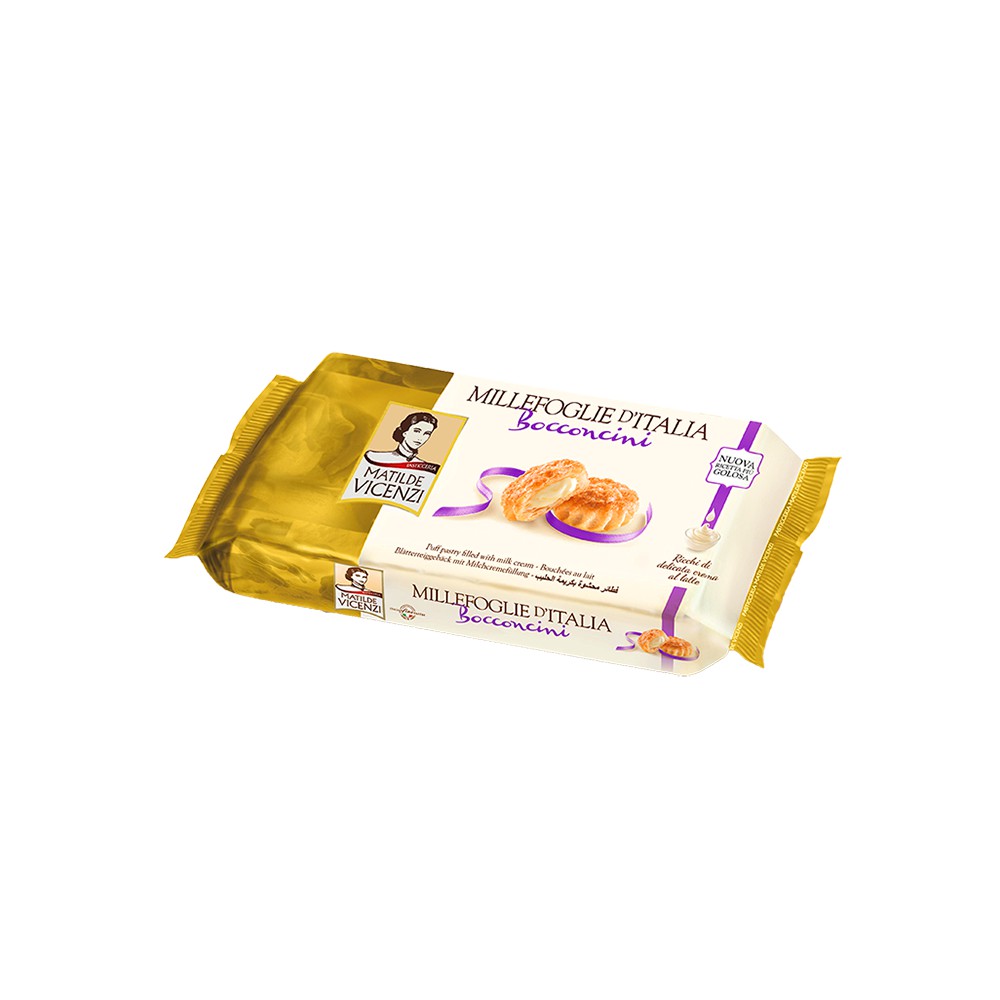Bánh Puff Pastry Phủ Đường MILLEFOGLIE D'ITALIA GLASSATE