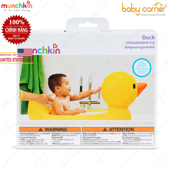 Chậu Tắm Phao Vịt Vàng Munchkin Cho Bé