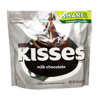 Socola  Hershey's Kiss Milk ú trắng sữa ( mẫu mới 306g)