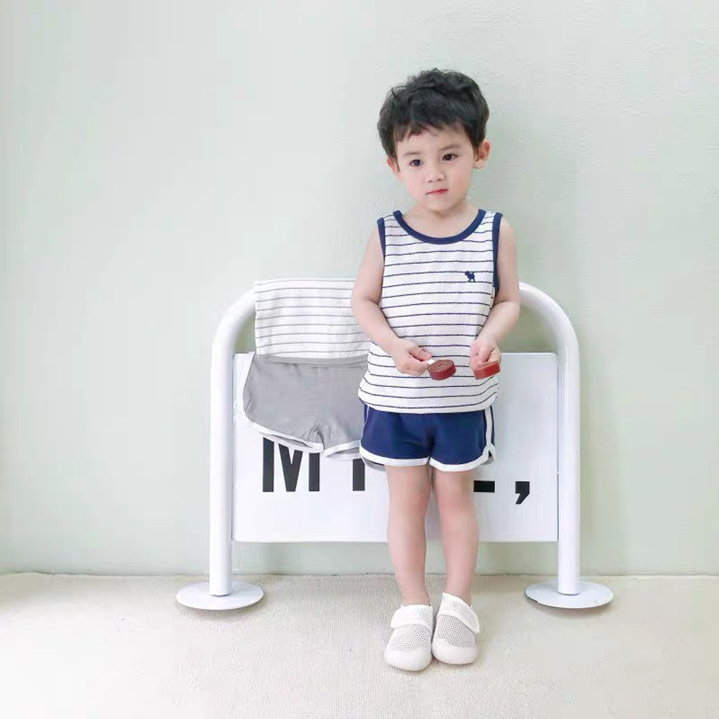 Bộ ba lỗ kẻ ngang cho bé lila kids, bộ sát nách cho bé trai bé gái chất cotton từ 7-18kg