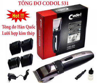 Tông đơ cắt tóc trẻ em,tông đơ hớt tóc cho người lớn và gia đình,Tông đơ Không Dây Chuyên Nghiệp Codol CHC-531 - cắt tóc bén không gây tiếng ồn - tông đơ Hàn Quốc Codos 531 – BẢO HÀNH 12 THÁNG.