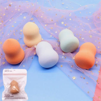 Bông mút tán kem nền hình hồ lô (MHL02), dụng cụ trang điểm che lỗ chân lông, miếng mút mềm mịn không gây hại cho da, tuancua