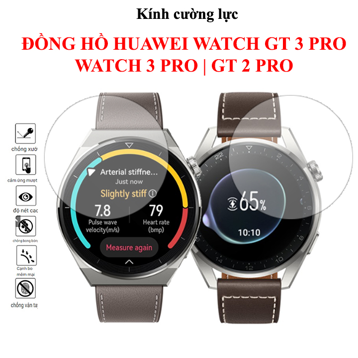 Kính cường lực đồng hồ huawei gt 3 pro/gt2 pro/watch 3 pro