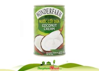 Nước cốt dừa Wonderfarm - Lon 400ml