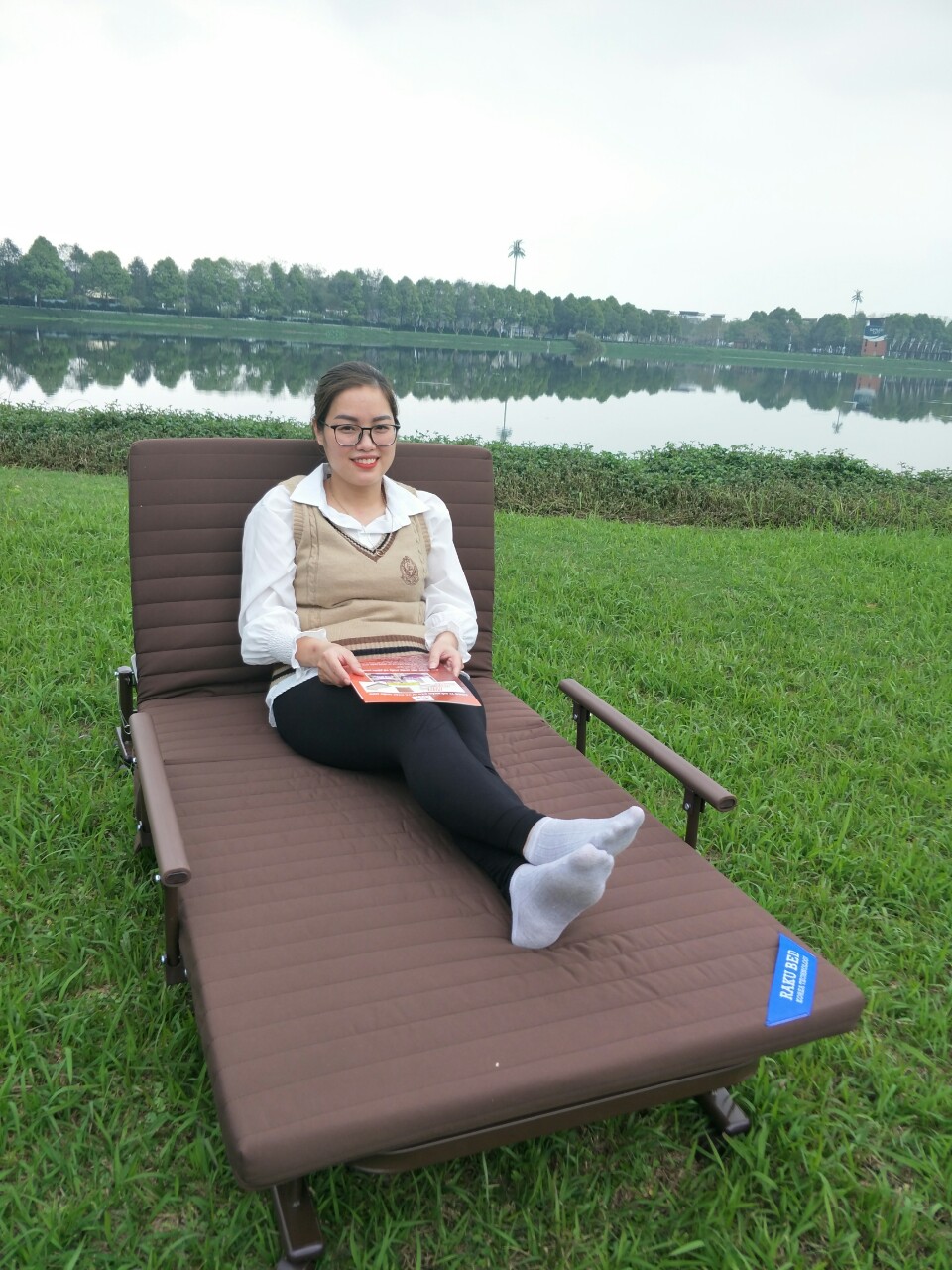 Giường gấp, giường xếp Hàn Quốc rộng 70cm CC70