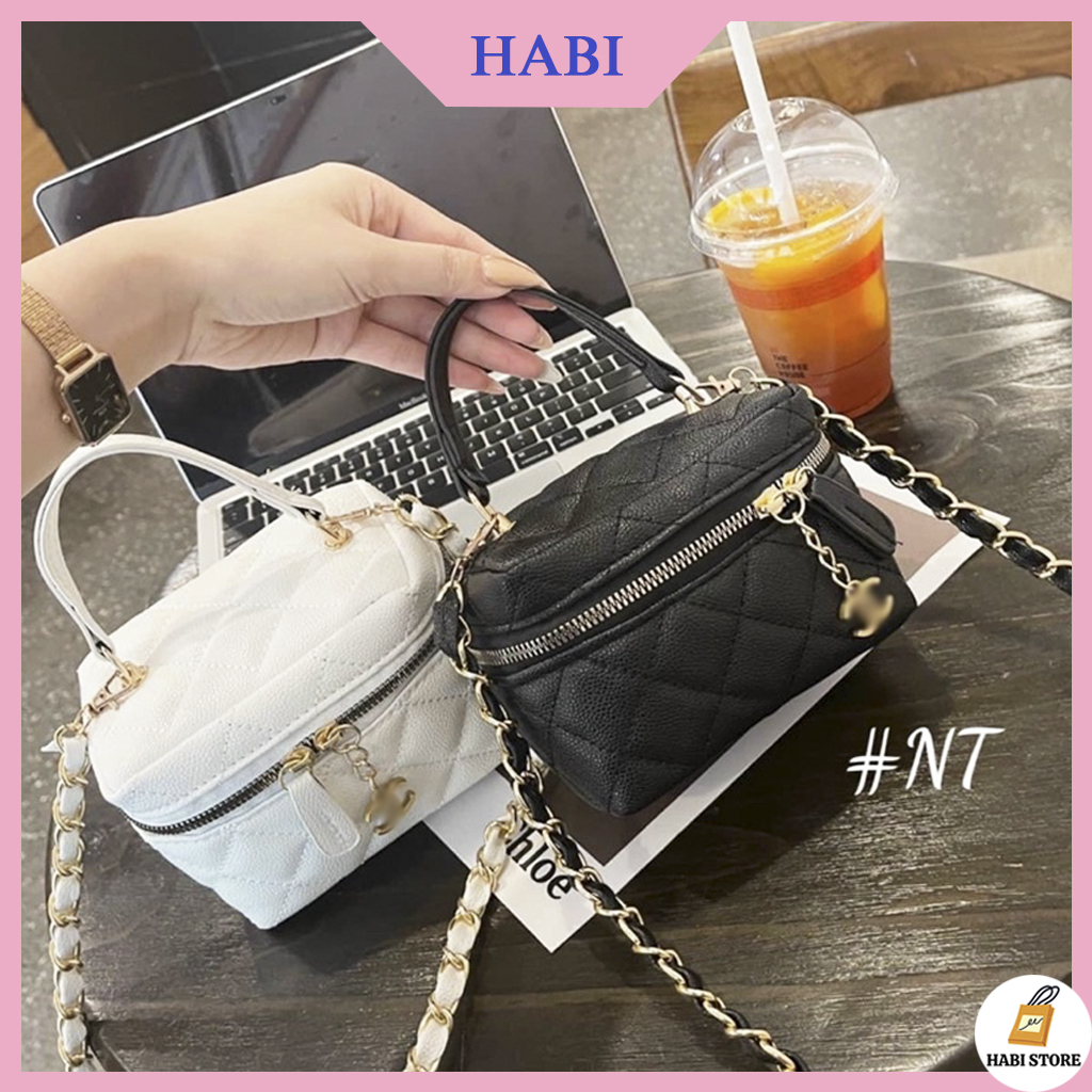 Túi cốp mini trần tràm đeo chéo thời trang cao cấp M97 chất da sần hạt cao cấp Túi Thời Trang Mẫu Túi Cốp Trống Giá Rẻ