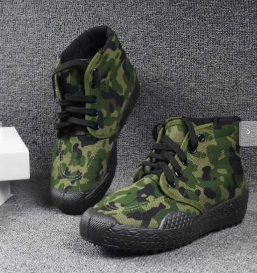 Giày Leo Núi Cao Cổ Đi Rừng Đi Phượt, Giày Lính Mỹ Rằn Ri Chiến Thuật Dã Ngoại