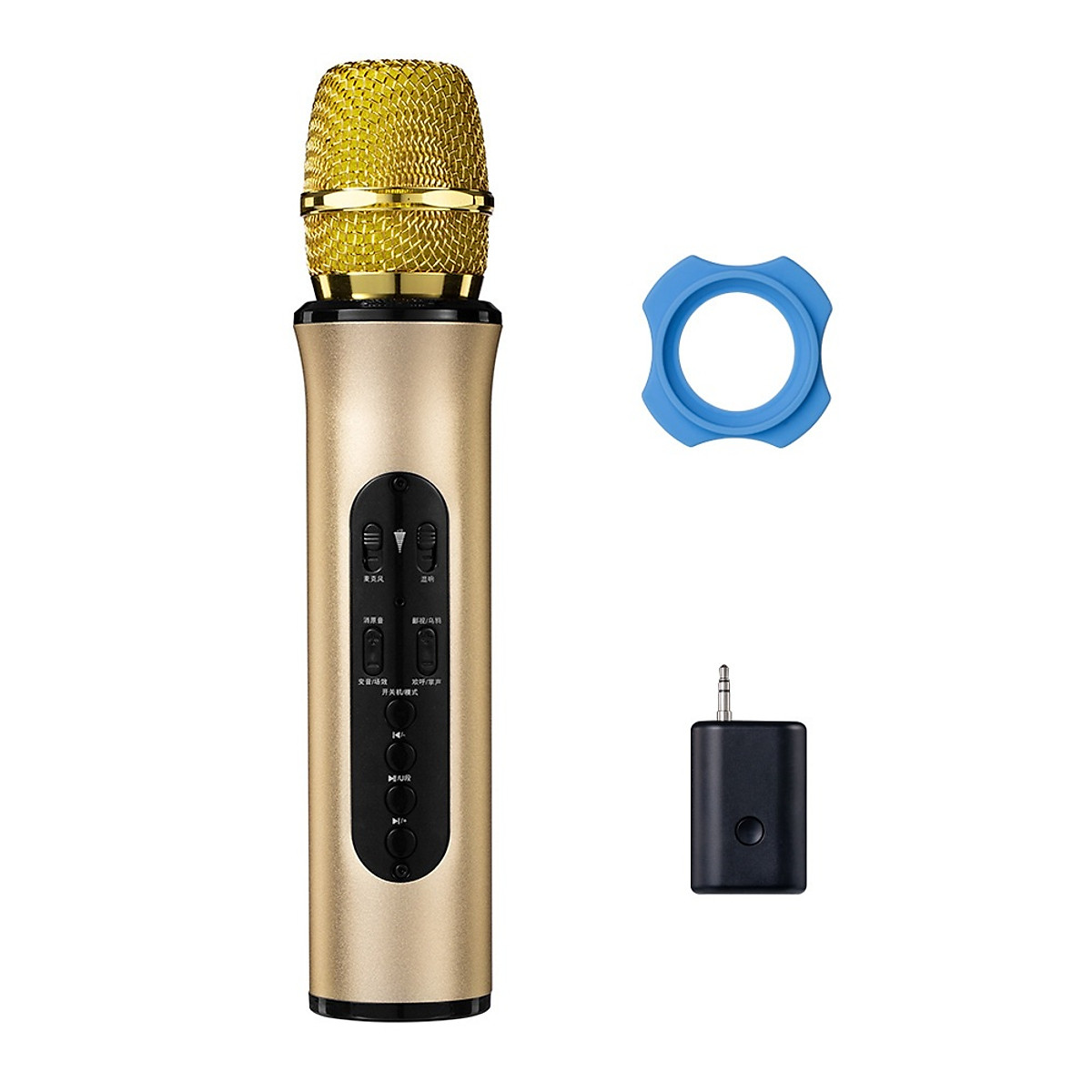 Micro Karaoke Bluetooth kèm loa cao cấp hát điện thoại máy tính bảng, pin sạc Hàng Chính Hãng