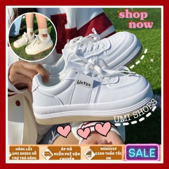 Giày thể thao nữ đế bằng bánh mì basic mã URYN vải canvas bata mới hot phong cách retro ulzzang đẹp cá tính