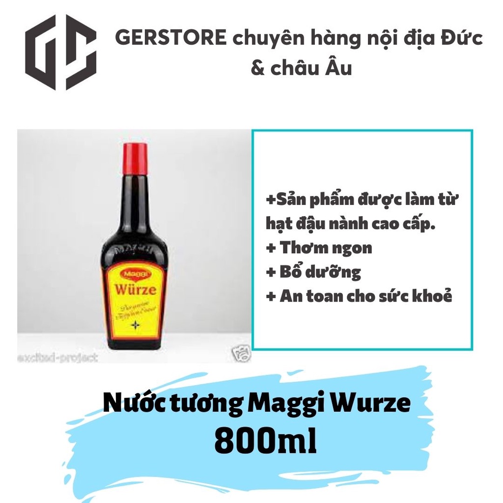 Nước Tương Maggi Wurze, Nước Tương Lúa Mạch Maggi 800ml