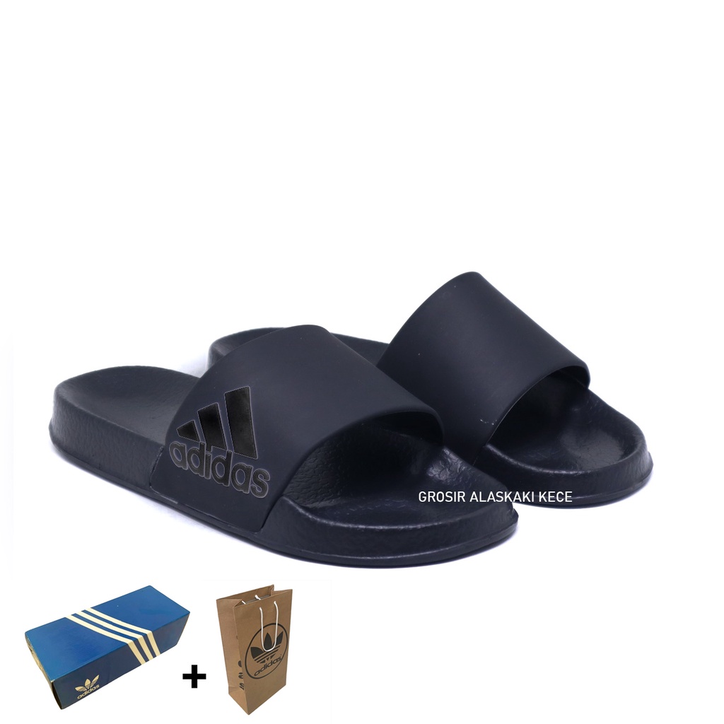 black slides plain