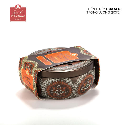 Nến thơm Tesori d'Oriente  Hoa sen 200g