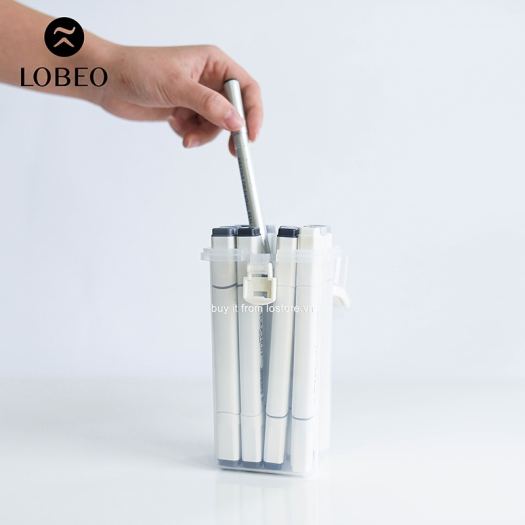 ↂ✾  [ LỖ STORE ] Màu dạ Touchliit 6 - Set xám