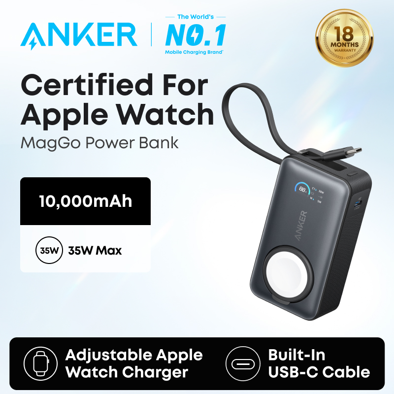 Anker Maggo Power Bank - 5000Mah Magnetic Wireless Charger For