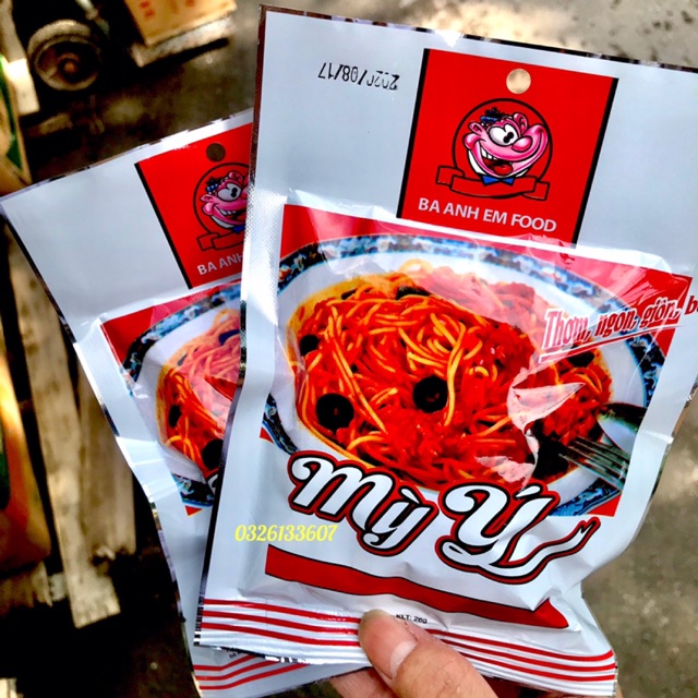 10 gói snack mỳ ý ba anh em