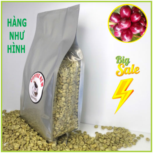 1KG Cafe nhân sống ARABICA Chưa Rang ĐẶC SẢN CẦU ĐẤT  Sàng 18 Hàng Chất Lượng Cao  Coffee New