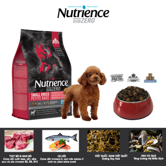 Thức Ăn Hạt Cho Chó Poodle Nutrience Subzero Thịt Bò Thịt Cừu Thịt Gà Cá Hồi Cá Trích Cá Tuyết Rau Củ Trái Cây Tự Nhiên Hộ Trợ Xương Sụn Cơ Khớp Phát Triển Cơ Bắp Da Lông Bóng Mượt Hệ Tiêu Hóa Hệ Miễn Dịch Khỏe Mạnh