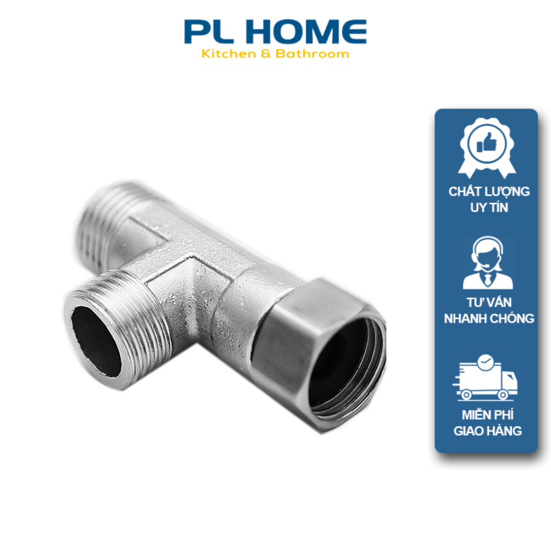 Hàng Loại 1 Giá Sỉ - Van T Cầu Chia Nước Inox Giúp Bạn Chia 2 Đường Nước Sử Dụng Cho Các Thiết Bị Vệ Sinh
