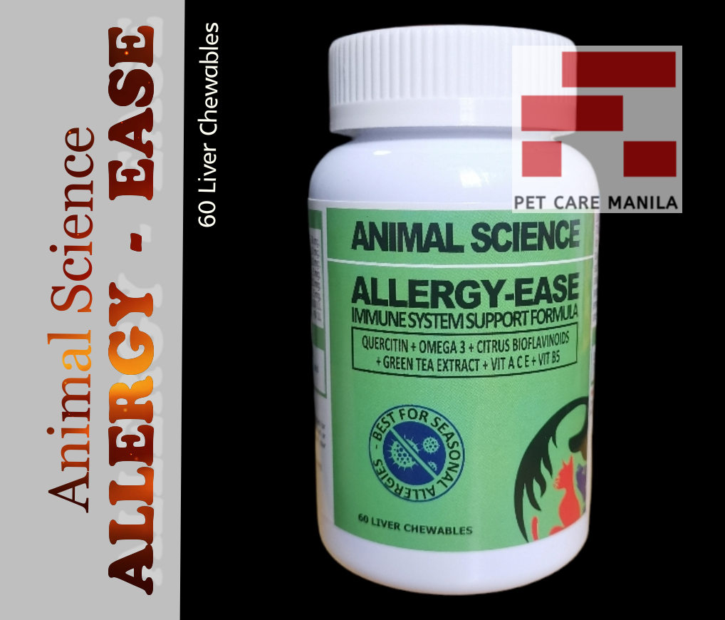 Animal science allergy ease immune system support formula for dogs