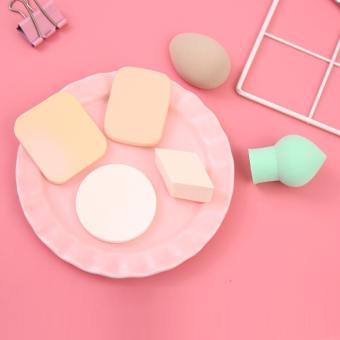 BỘ 06 BÔNG MÚT TRANG ĐIỂM CUTE NHIỀU HÌNH [ Mút xốp trang điểm Bông mút trang điểm Bông phấn mút Mút tán kem nền Miếng trang điểm]