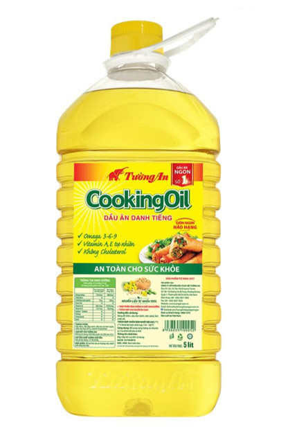 Chai Dầu Ăn Tường An Cooking Oil 5L