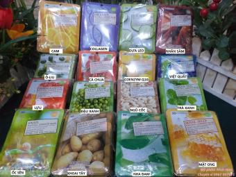 Túi 10 miếng mặt nạ Giấy 3D Foodaholic Natural Essence Mask 23g Hàn Quốc shop Cửa Hàng Đồ Mỹ Food A Holic