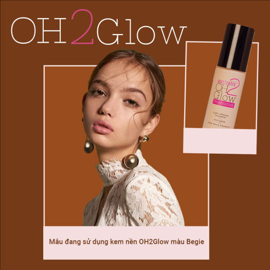 Kem Nền Mịn Nhẹ Che Phủ Cao Australis Oh 2 Glow Light Diffusing Foundation 28ml-Hàng Úc Chính Hãng