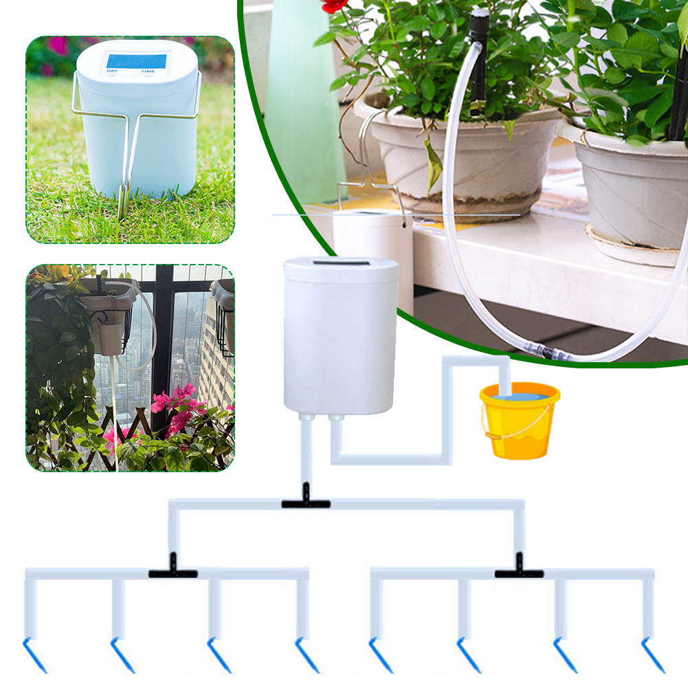 Five blessings Automatic Watering System Houseplants Self Watering System with Timer Easy Installation Irrigation Tool for Potted - ยี่ห้อ OEM ราคา 230 บาท*ส่งฟรี