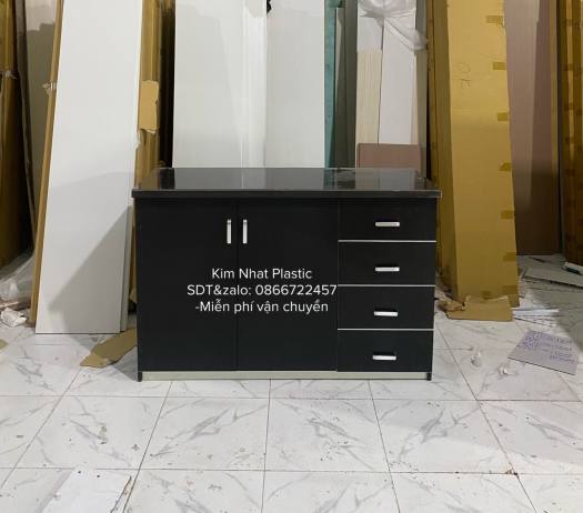 TỦ BẾP MINI MẶT ĐÁ HOA CƯƠNG DIÊU ĐẸP FREESHIP TPHCM