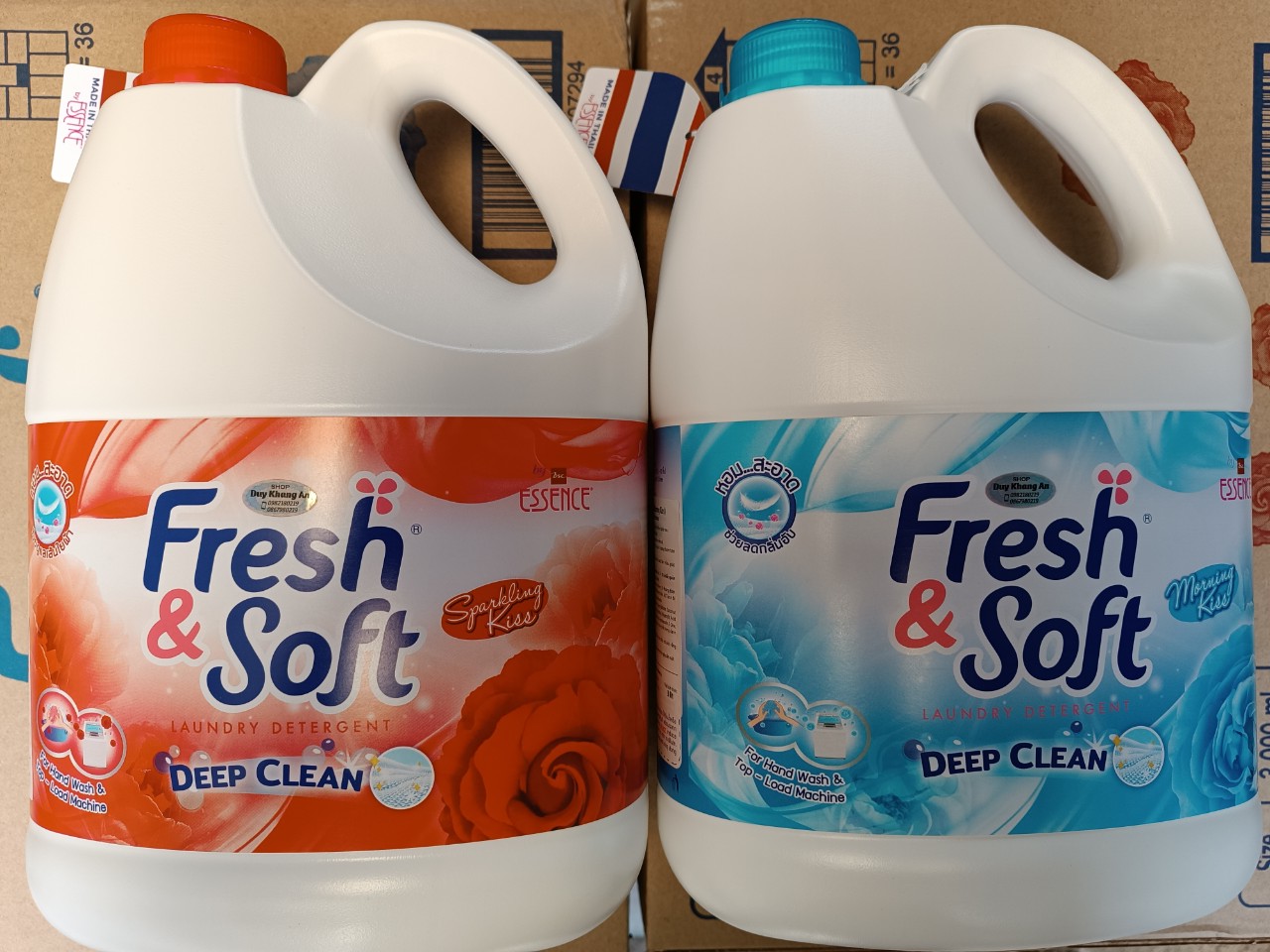 Nước giặt xả Fresh & Soft 3000ml Lion nhập khẩu chính Thái Lan
