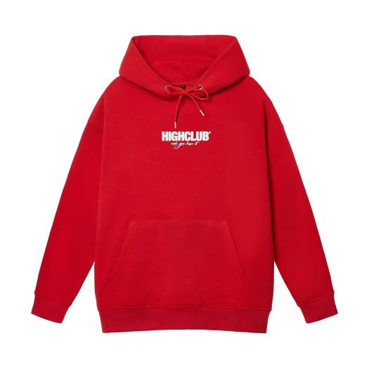 Áo Hoodie BASIC Mũ Trùm Đen/Hồng/Trắng/Xanh Dương/Đỏ Nỉ Cotton - HIGHCLUB Brand Chính Hãng