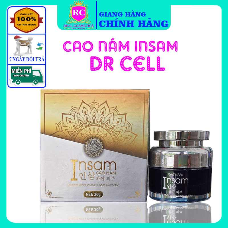 Kem nám insam dr cell, đánh bay nám, tàn nhang, dưỡng da chuyên sâu, hủ 20g