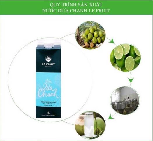 Nước Dừa Chanh 1L Le Fruit