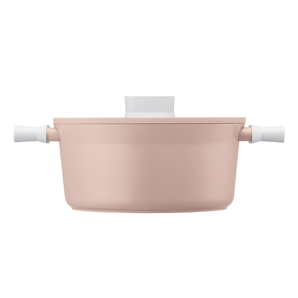 Nồi chảo nhôm chống dính Suit IH LocknLock - Hàng chính hãng dùng được bếp từ tay cầm ngắn bọc cao s