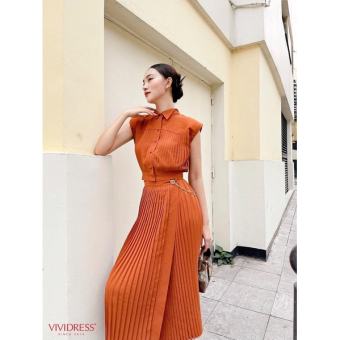 Chân váy dập ly quấn canh 1020 023