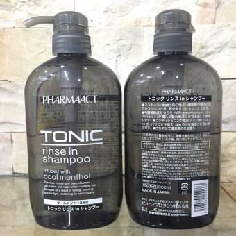 Dầu gội xả Nam Tonic Pharmaact xuất xứ Nhật Bản cho tóc gàu 600ml hàng nhập chính hãng