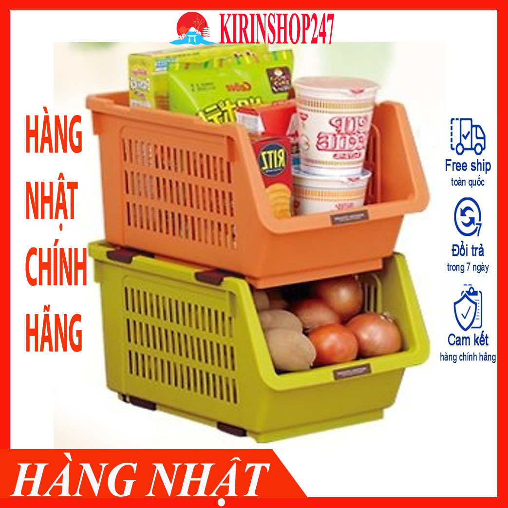 Giá đựng hoa quả, đồ khô dạng lưới inomataHàng Sản Xuất Tại Nhật