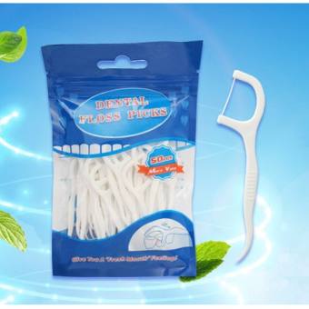 Bộ 50 tăm chỉ nha khoa -GocgiadinhVN (TÚI)