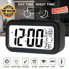 Jam LCD Digital Clock with Alarm Waker Weker Beker Alarem Alaram Tidur Desk Clock Jam Tidur Meja Pernak Pernik Kamar Tidur Cewek Cowok Kos Kosan Unik Hiasan Pajangan Hias Rumah Minimalis Bentuk Kotak Thermometer Pengukur Suhu Ruangan
