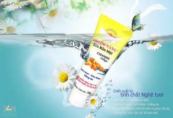SỮA RỬA MẶT SẠCH MỤN - TINH CHẤT NGHỆ LINH CHI VÀNG 70G