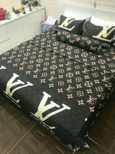 Bộ Chần Phao 5 Món - Bộ ga phủ Poli trần bông freesize 5 món