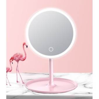 Gương đèn led cảm ứng để bàn trang điểm 3 chế độ ánh sáng mẫu tròn