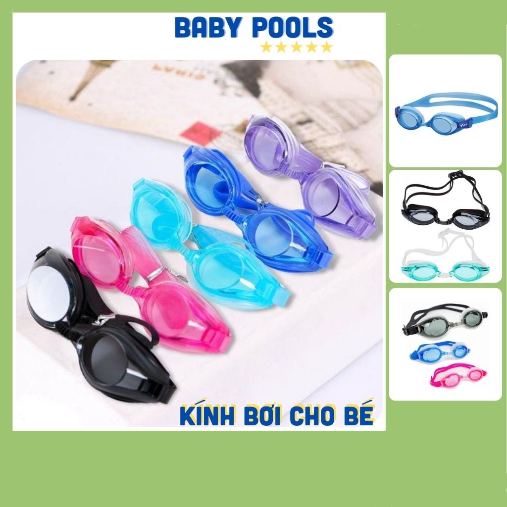 Kính bơi trẻ em chính hãng | Mắt kính bơi loại cao cấp - Nhiều màu săc
