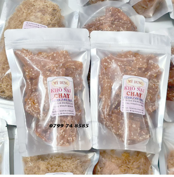 Khô nai chay 200gr nhà làm date 6 tháng sản phẩm ra lò mói mỗi ngày