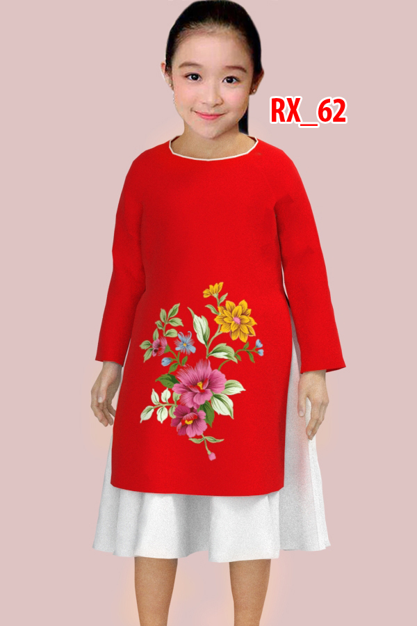 RẬP MAY VÁ_rập áo dài bé gái 62_là bản vẽ thiết kế in trên giấy khổ lớn A0